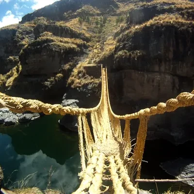 This Man Rebuilds the Last Inca Rope Bridge Yearly